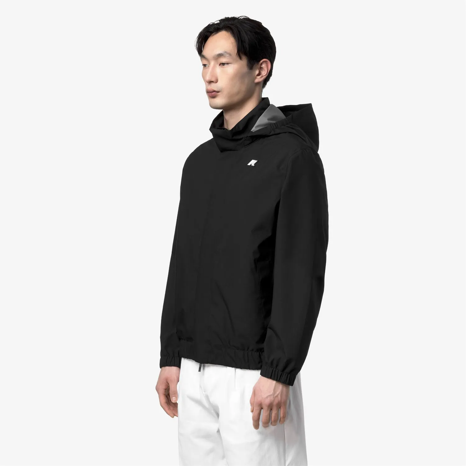 K-Way Aurene Stretch 2L geaca barbati scurta neagra impermeabila