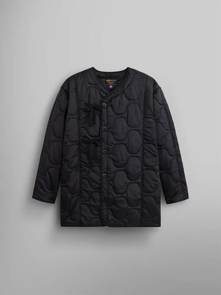 Alpha Industries Quilted palton liner lung negru