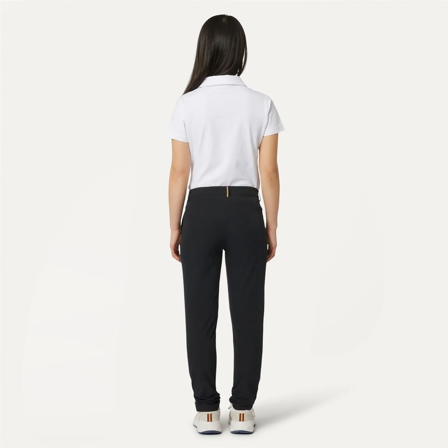 K-Way Marlene Light pantaloni dama negru nailon stretch