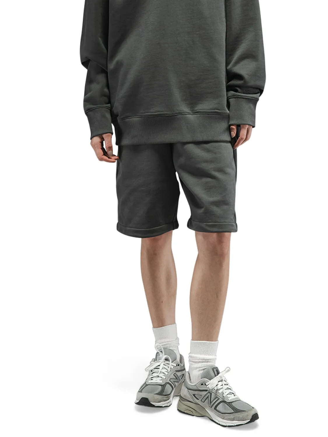 Alpha Industries Essential pantaloni scurti charcoal bumbac