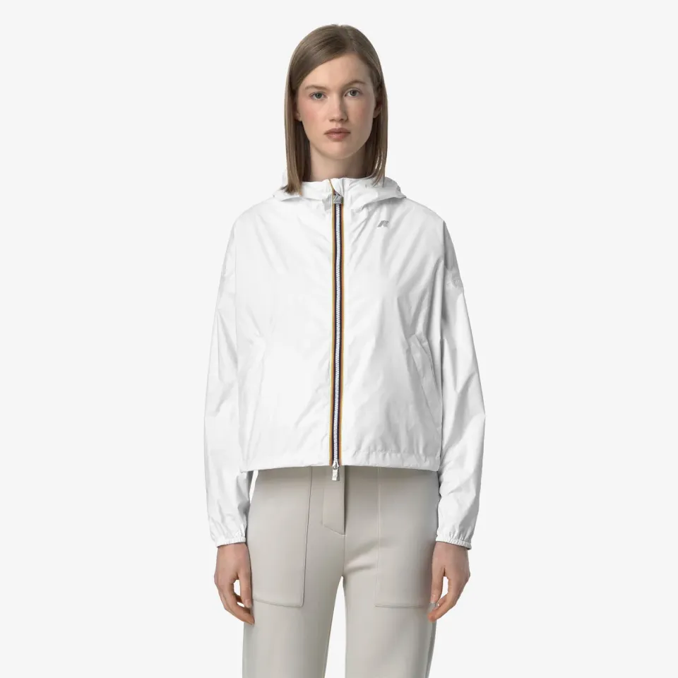 K-Way Laurette Plus.2 Double geacă femei alb reversibilă