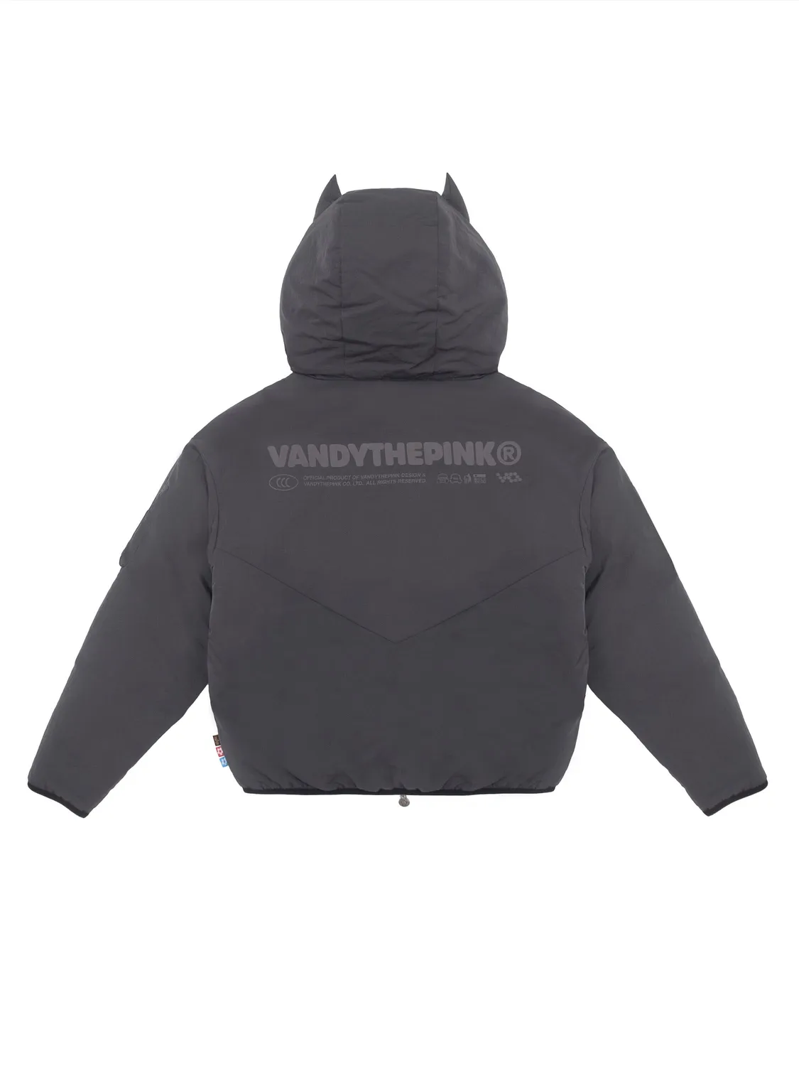 Alpha Industries Vandy The Pink Animal geaca bomber gri rezistenta la apa