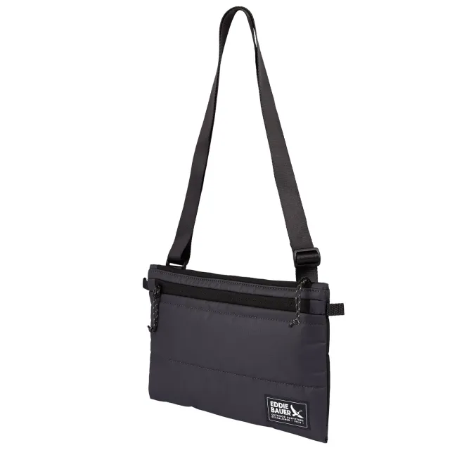 Eddie Bauer Ripstop Puffer geanta crossbody Carbon nailon