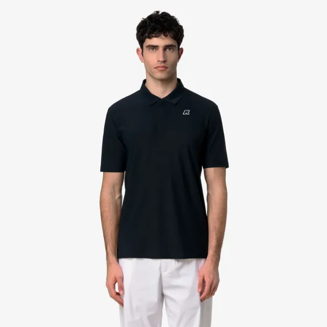 K-Way Swing Golf tricou polo albastru elastic
