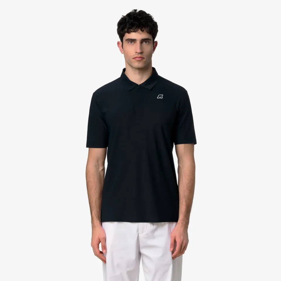 K-Way Swing Golf tricou polo albastru elastic