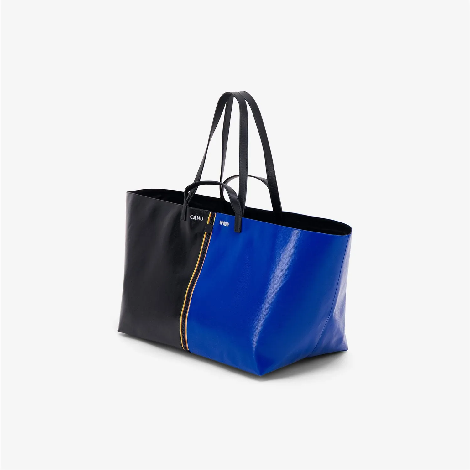 K-Way Pratique Large K5137XW geanta tote negru-albastru impermeabila