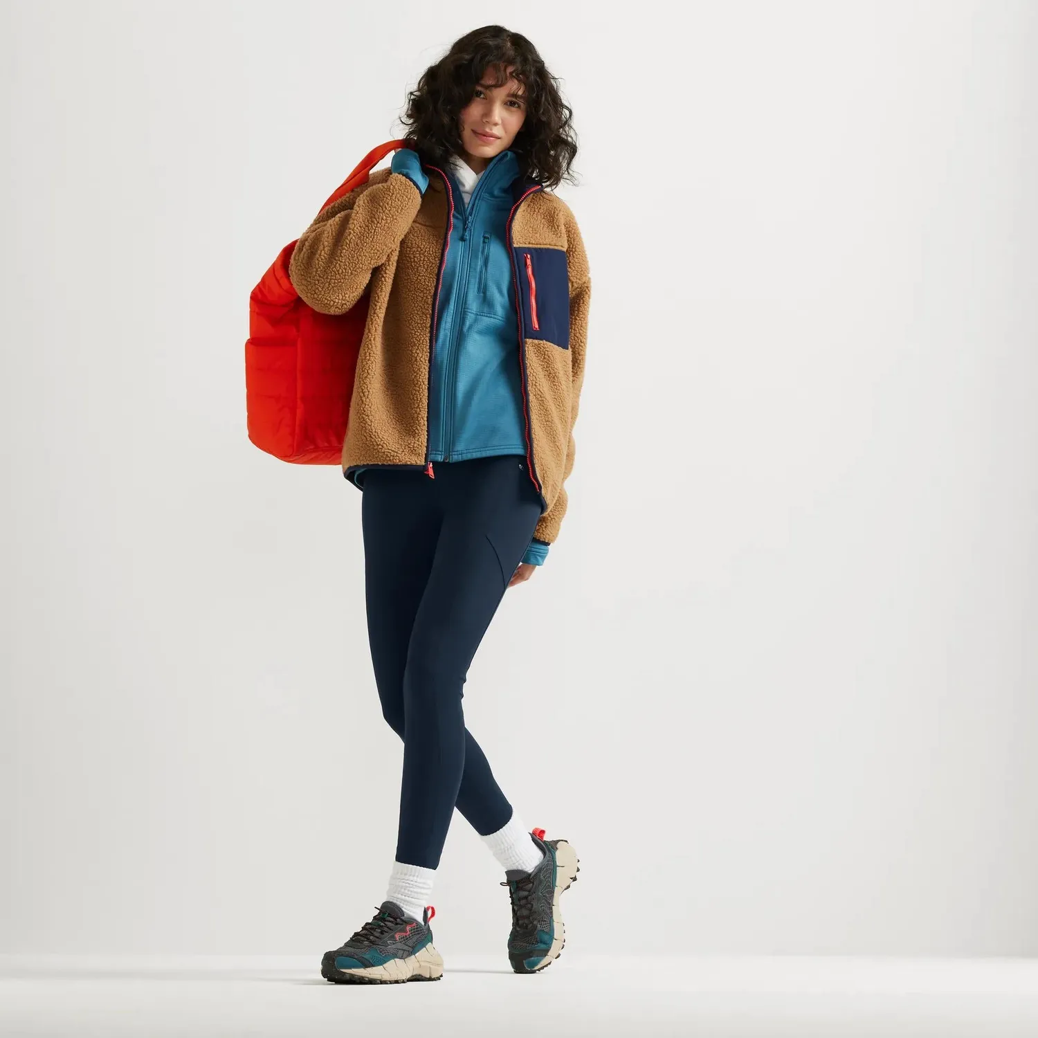 Eddie Bauer Traverse Trail colanți damă talie înaltă negri