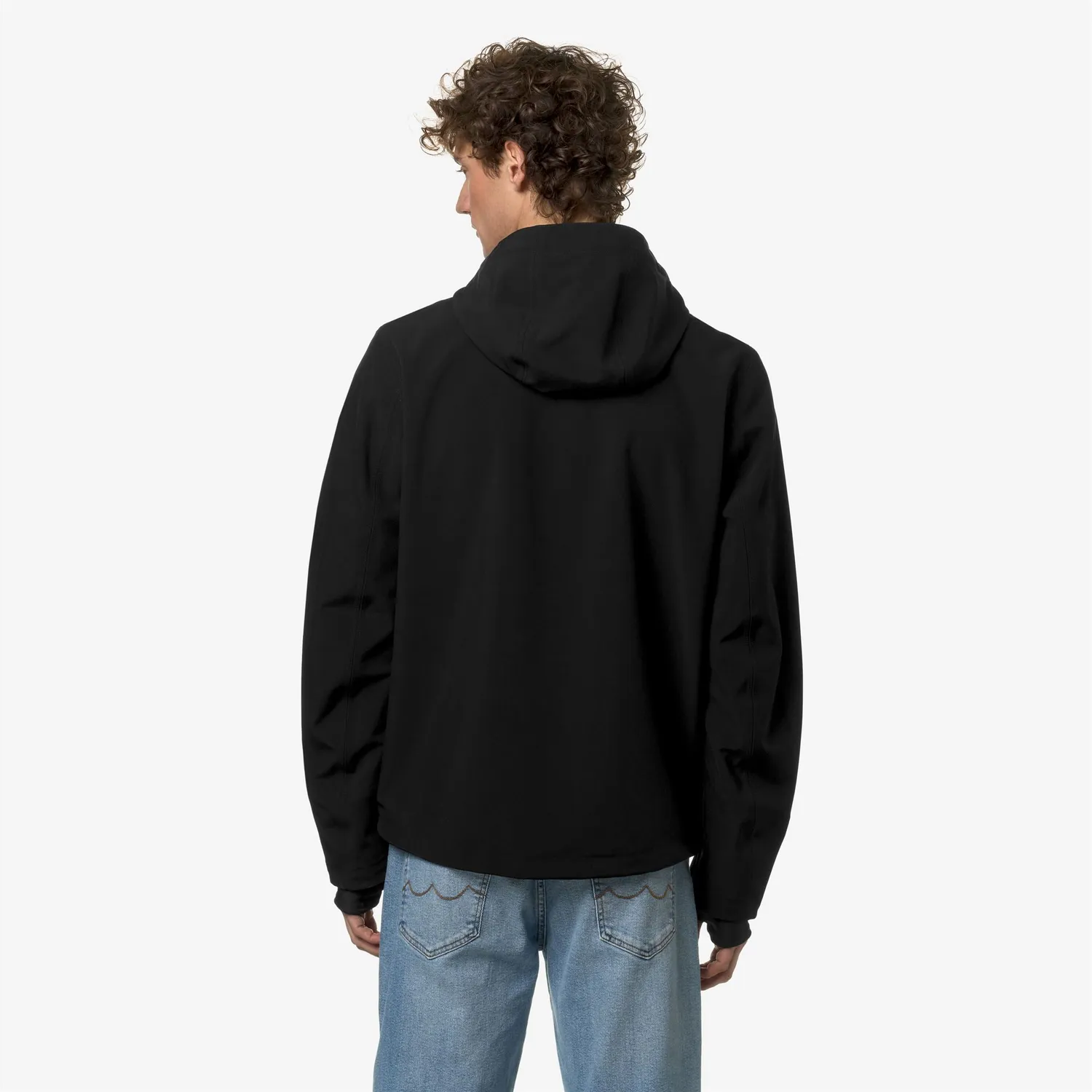 K-Way Jacko Bonded Jersey geaca barbati negru cu gluga
