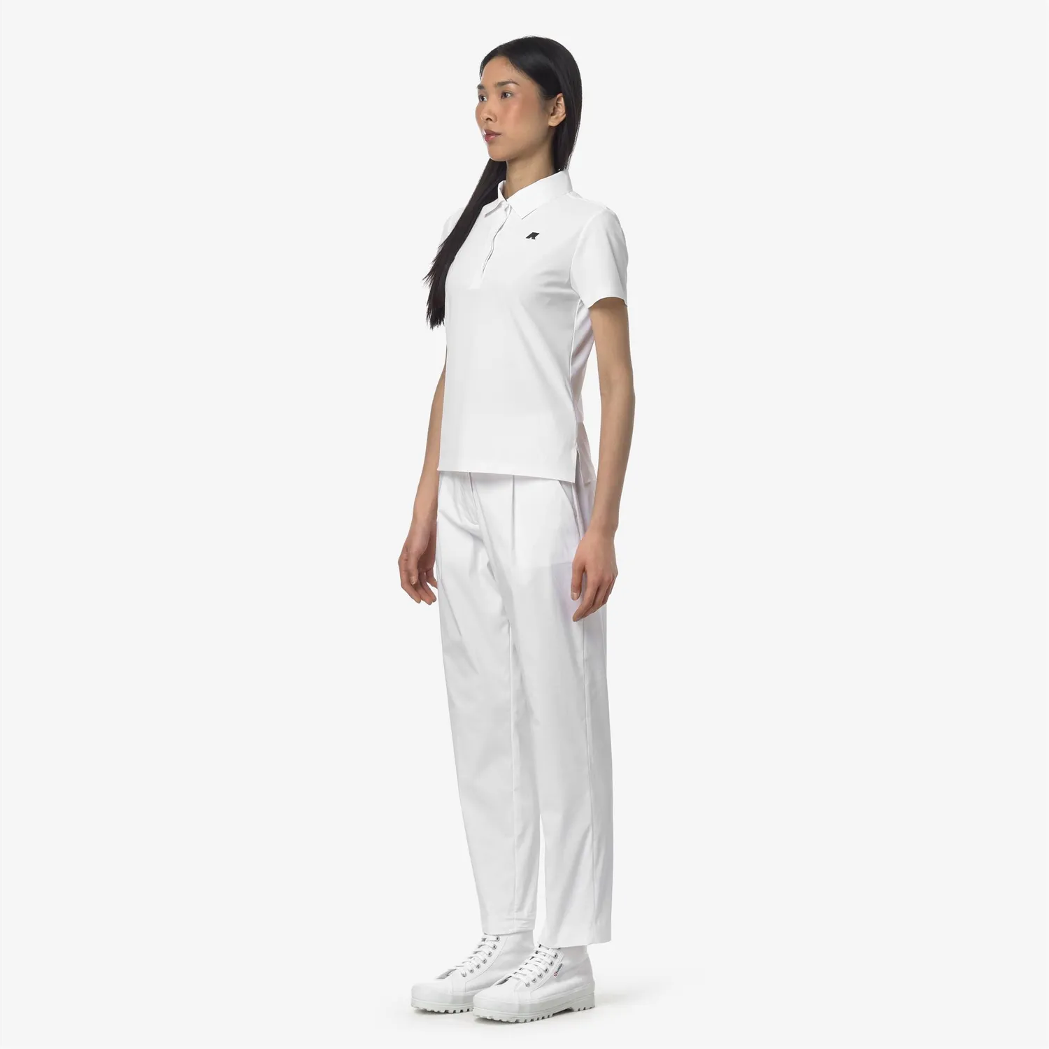 K-Way Eyre Twill Tech Golf pantaloni chino albi dama
