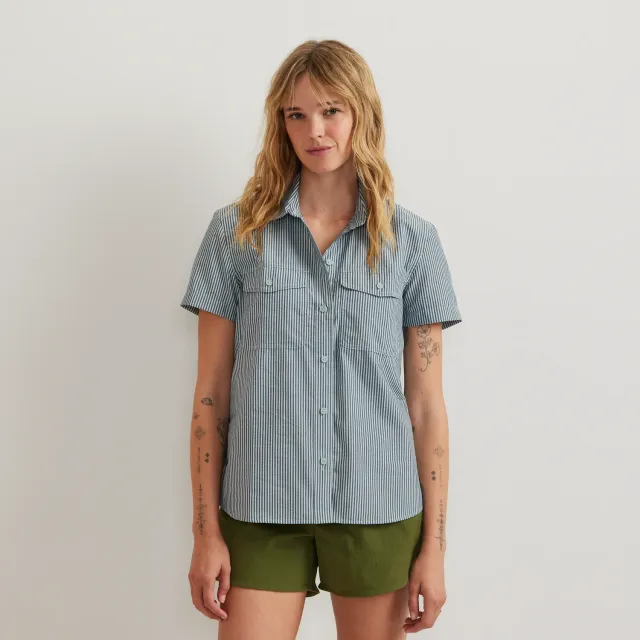 Eddie Bauer Mountain 3.0 tricou damă imprimat mânecă scurtă