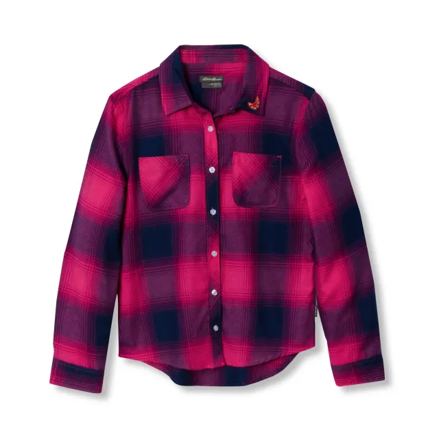 Eddie Bauer Stines Favorite Flanel camasa Magenta moale