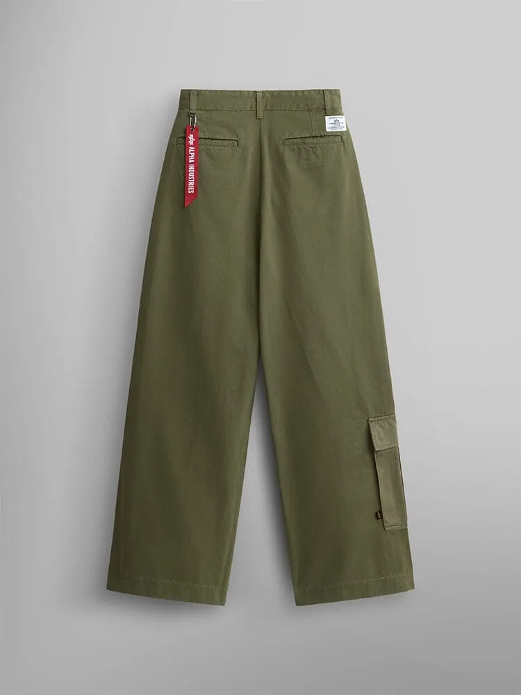 Alpha Industries Wide Leg pantaloni negri