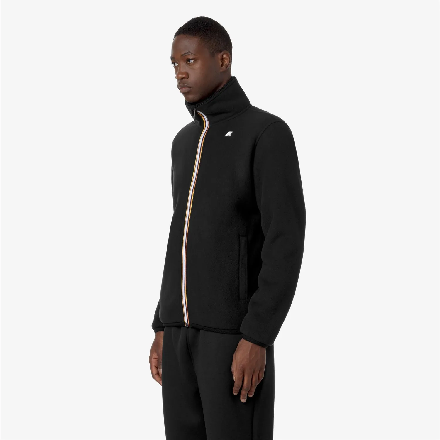 K-Way Pascal Sherpa polar barbati negru calduros