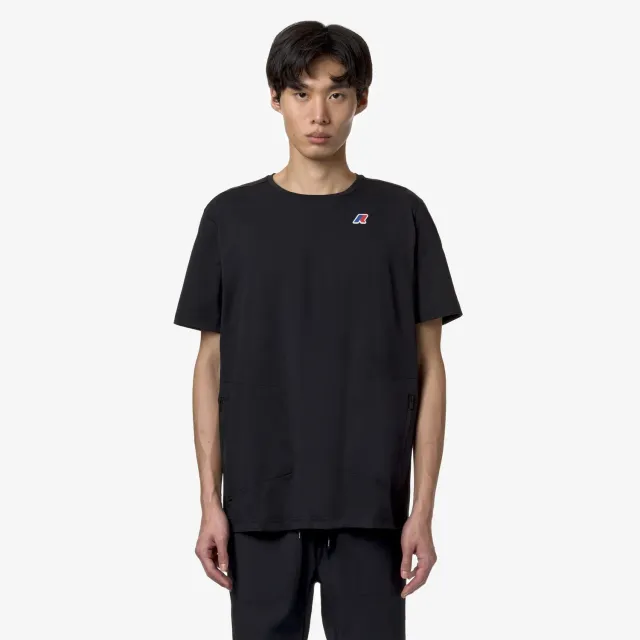 K-Way Seril Travel tricou negru unisex