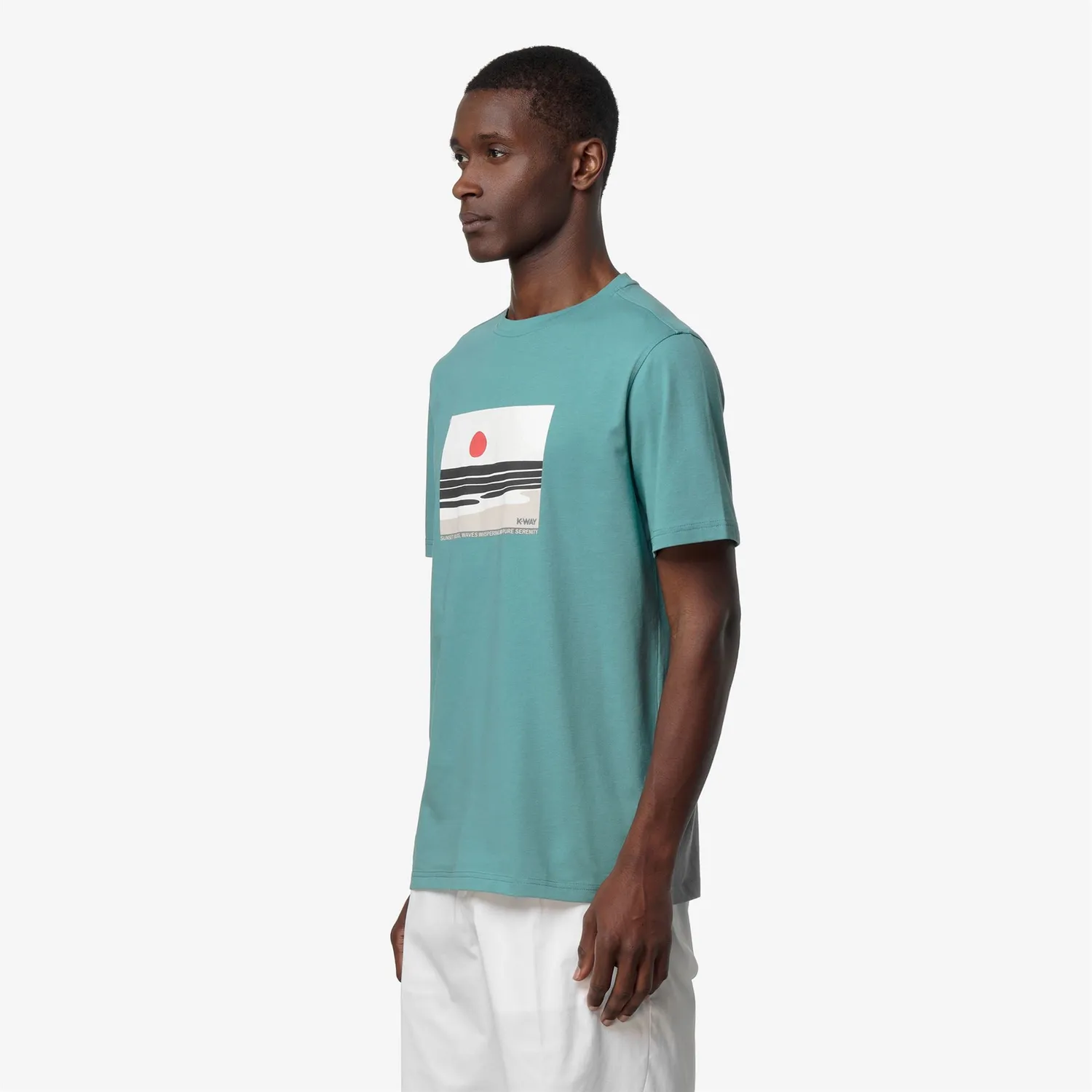 K-Way Odom K71352W tricou barbati verde mine bumbac