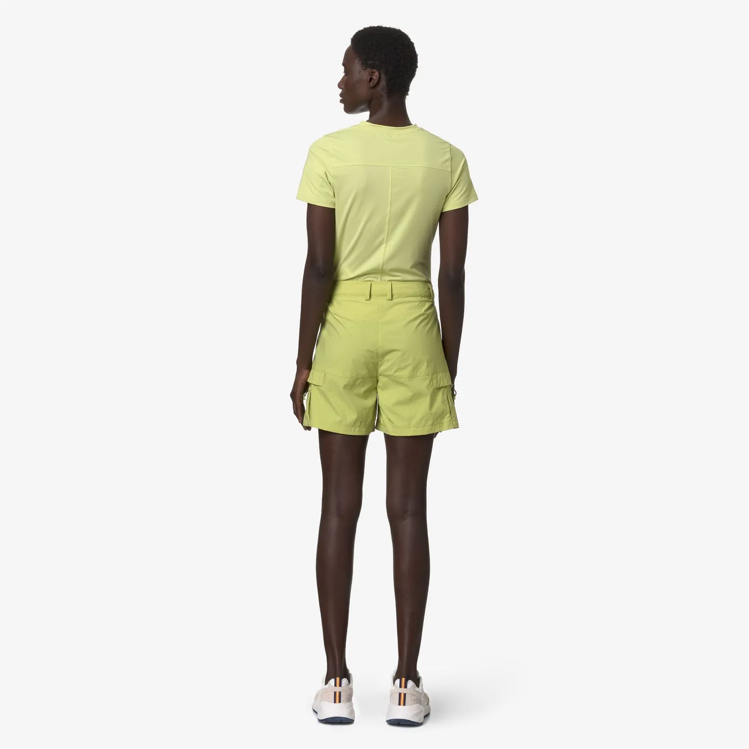 K-Way Argalps shorts dama verde telina cargo