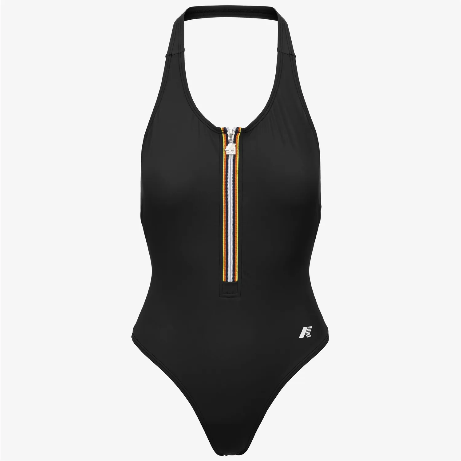 K-Way Sylvie Beach costum de baie negru cu fermoar