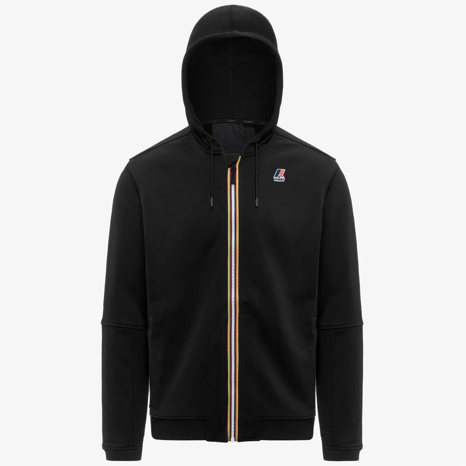 K-Way Prosper Poly Cotton hanorac unisex negru cu glugă