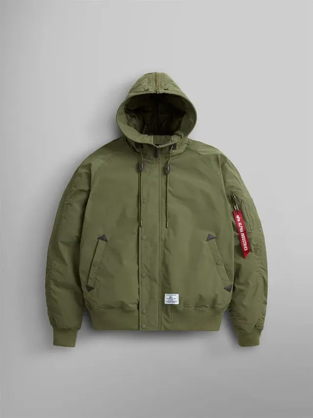 Alpha Industries N-2B Altitude parka verde foarte caldă