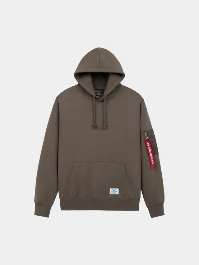 Alpha Industries Utility Pocket hanorac negru bumbac