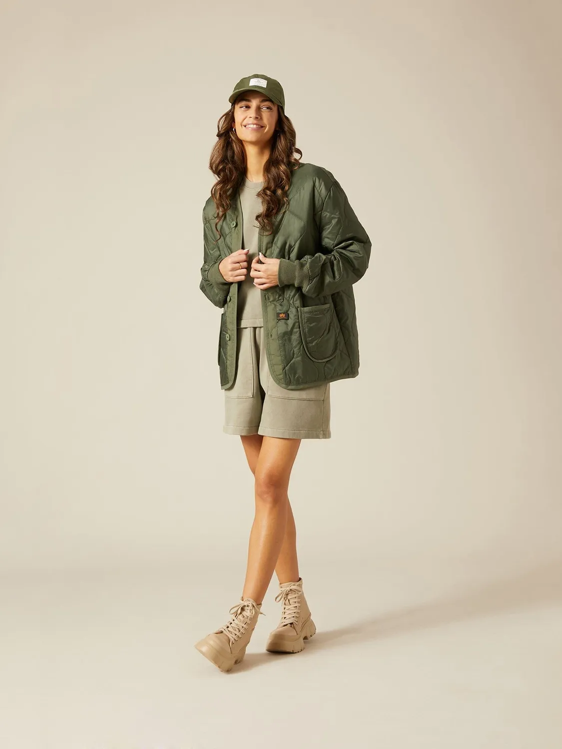 Alpha Industries ALS/92 liner matlasat verde masliniu