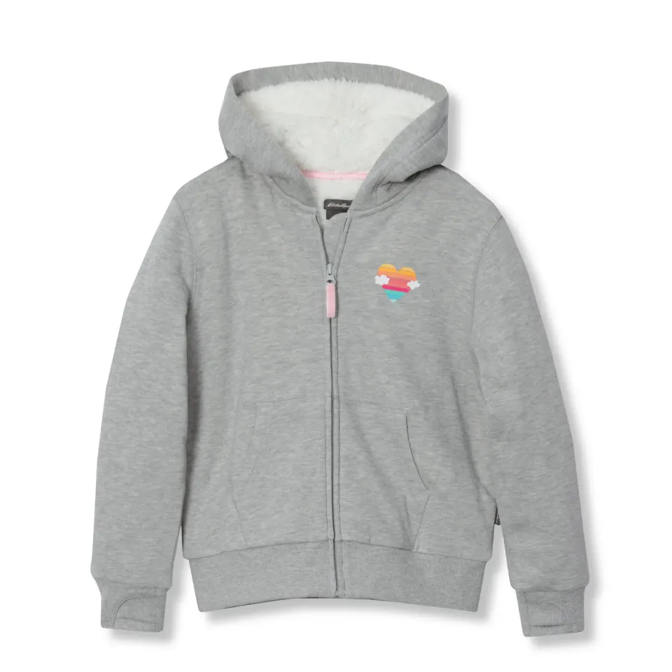 Eddie Bauer Camp Fleece hanorac fete cu gluga calduros