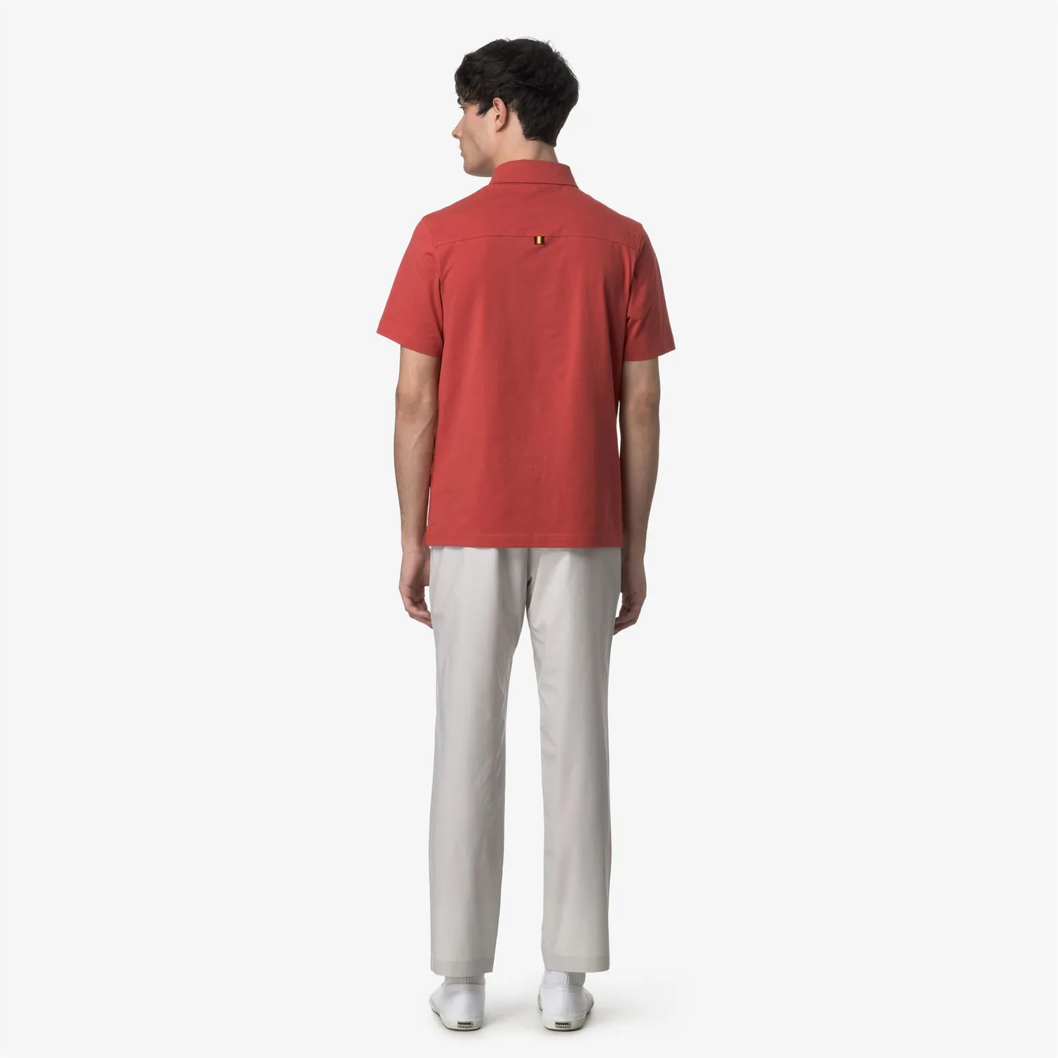 K-Way Elia Tech PL pantaloni chino barbati bej impermeabili