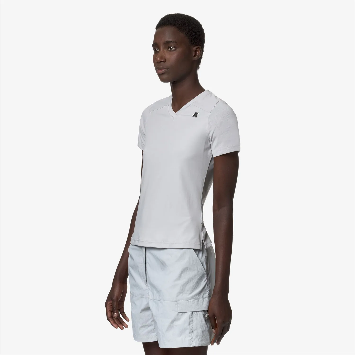 K-Way Gannat tricou dama gri Ash sport