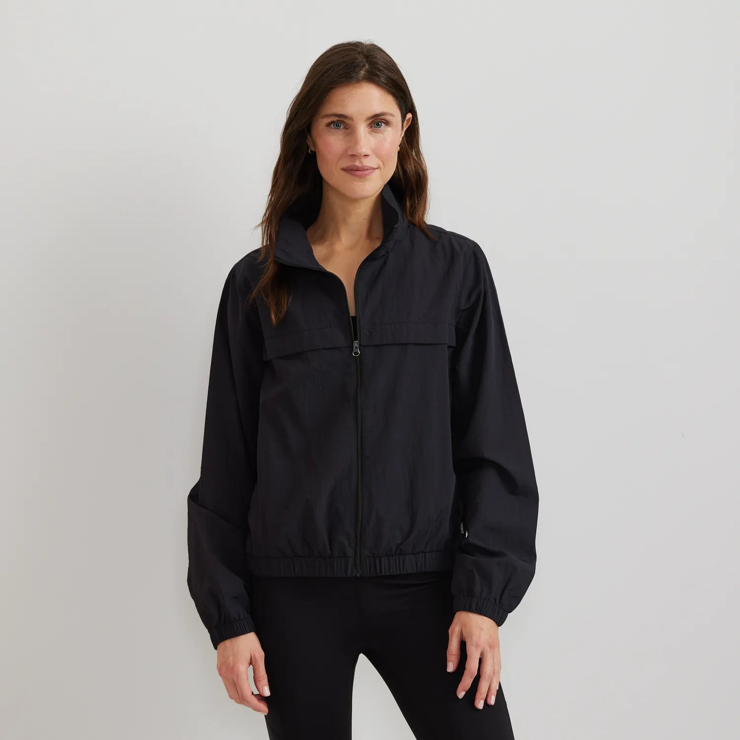 Eddie Bauer Travel Bomber jacheta dama negru packable
