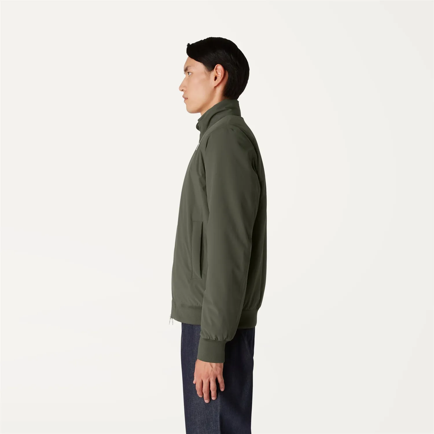K-Way Arsene Geaca Scurta Barbati Verde Reversibila