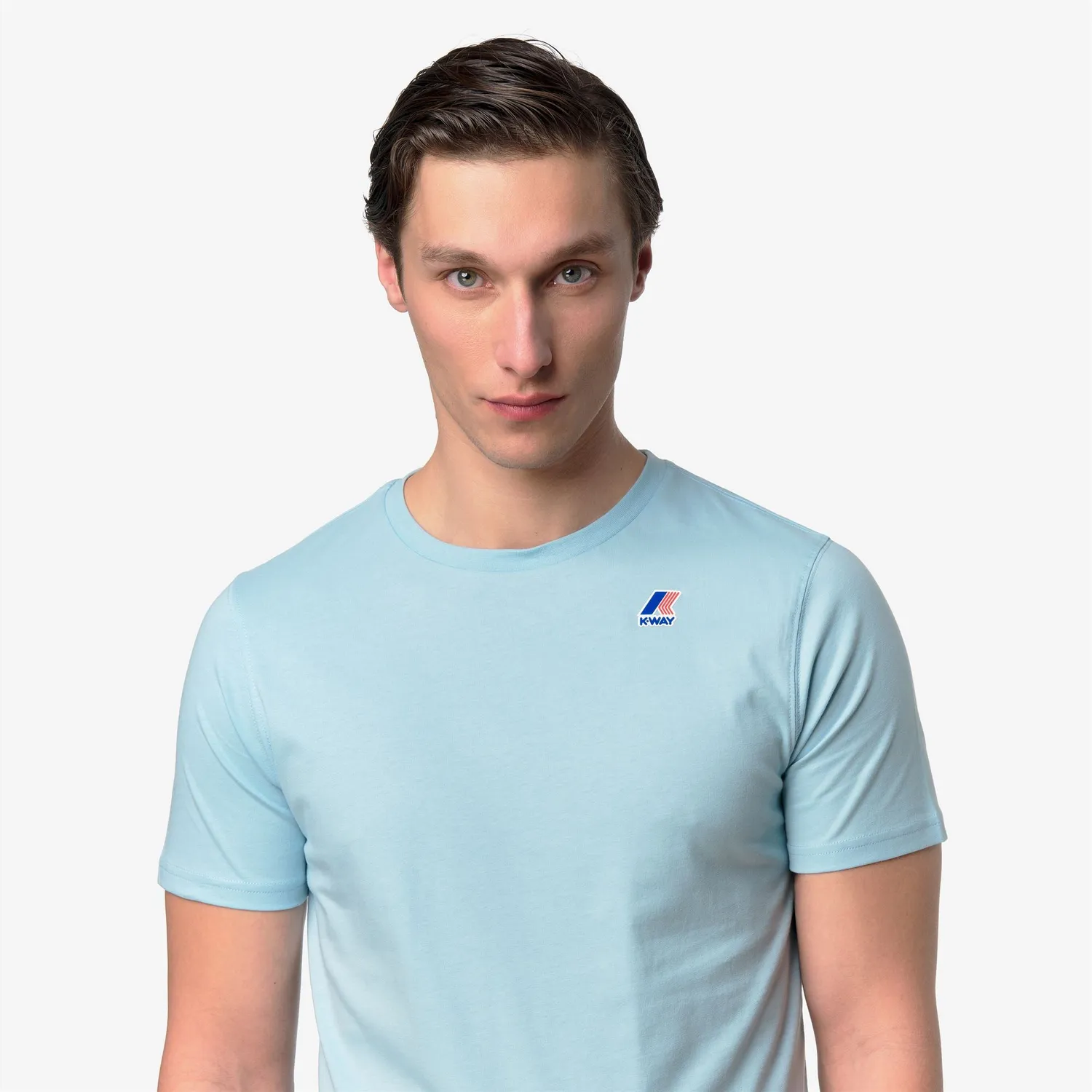 K-Way Leonide tricou bumbac Blue Dream packable