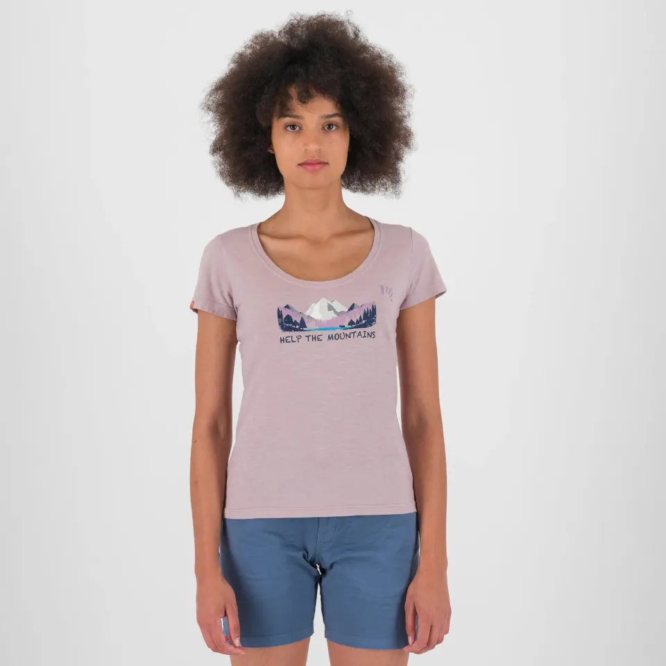 Karpos Ambretta W T-Shirt tricou bumbac mesaj munte