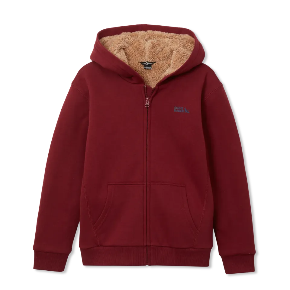 Eddie Bauer Camp Fleece hanorac baieti Cabernet calduros