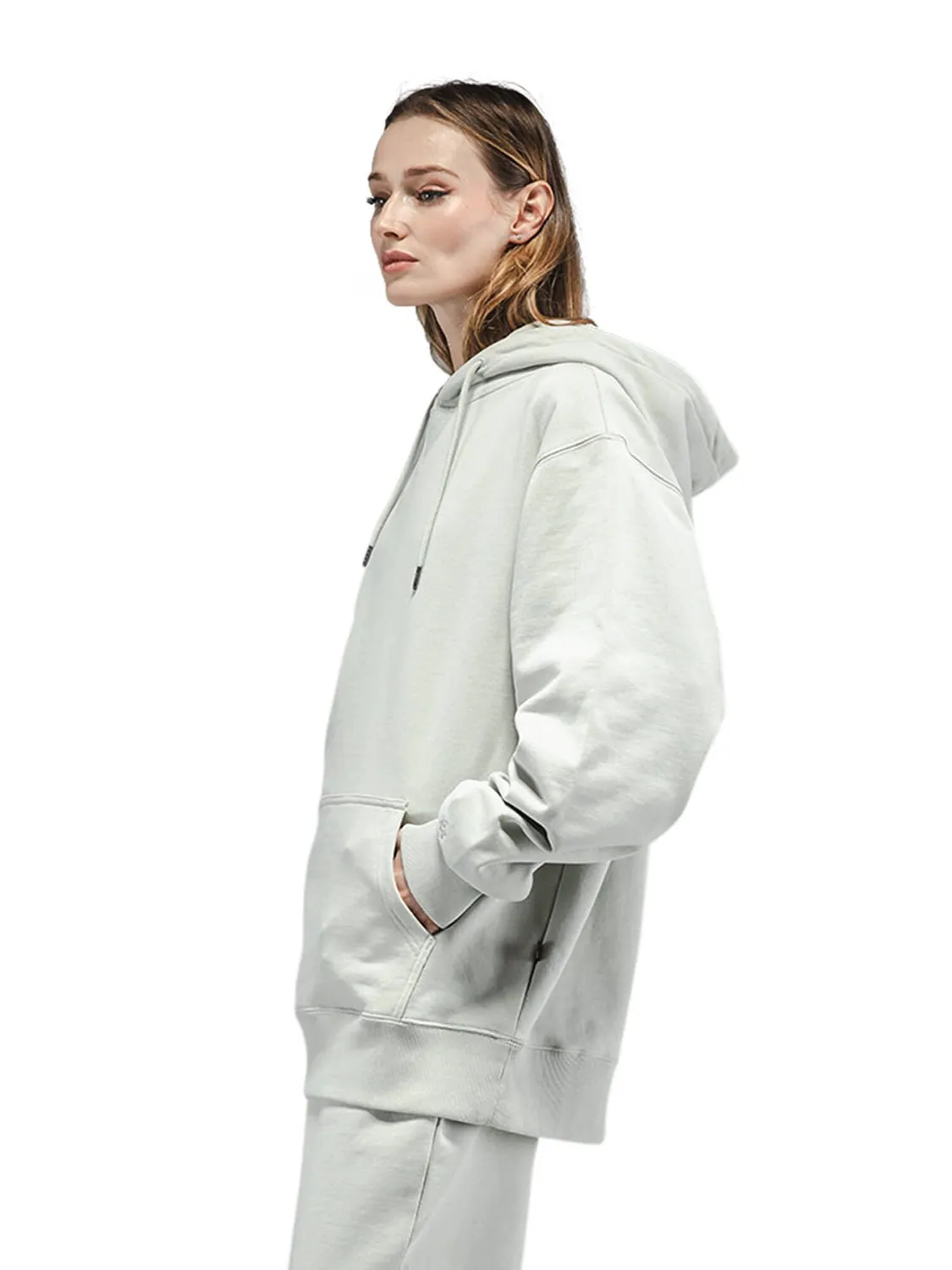 Essentials French Terry Hoodie Gen II hanorac gri deschis