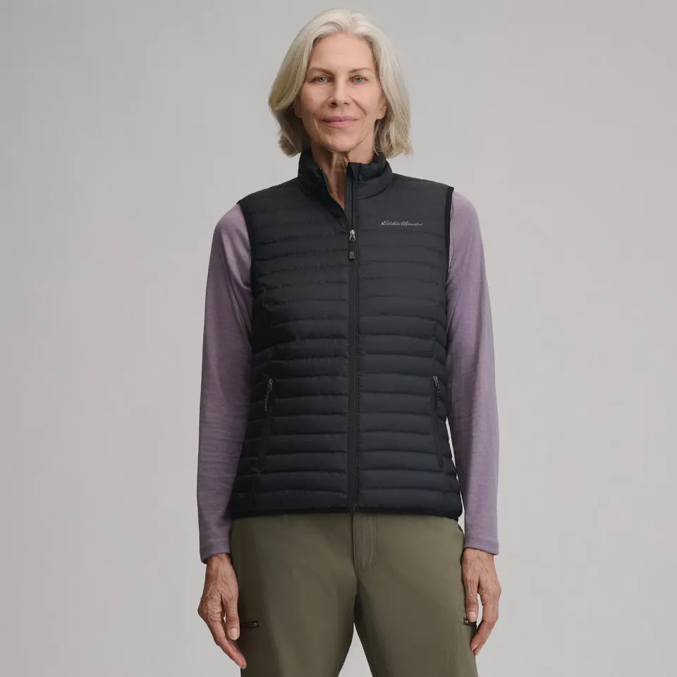 Eddie Bauer Microlight Down vesta puf Azure usoara