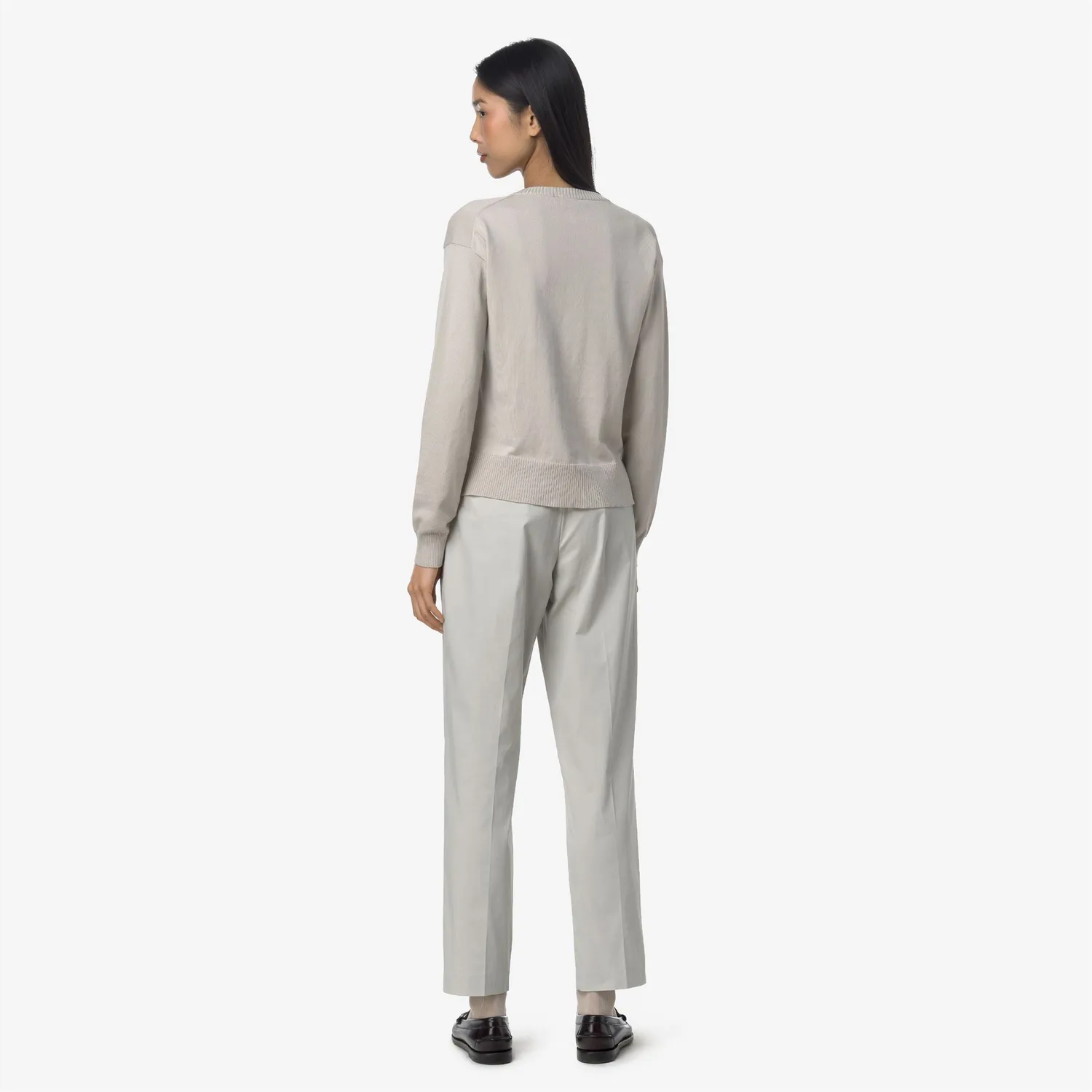 K-Way Eyre Twill Tech pantaloni chino dama bej deschis stretch