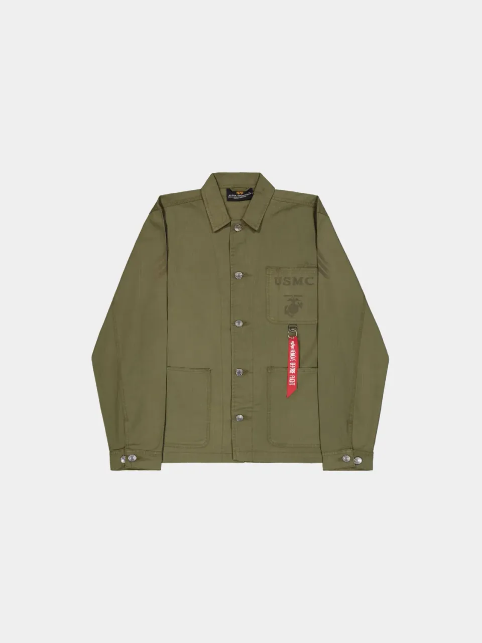 Alpha Industries P41 HBT geaca combat dark olive bumbac