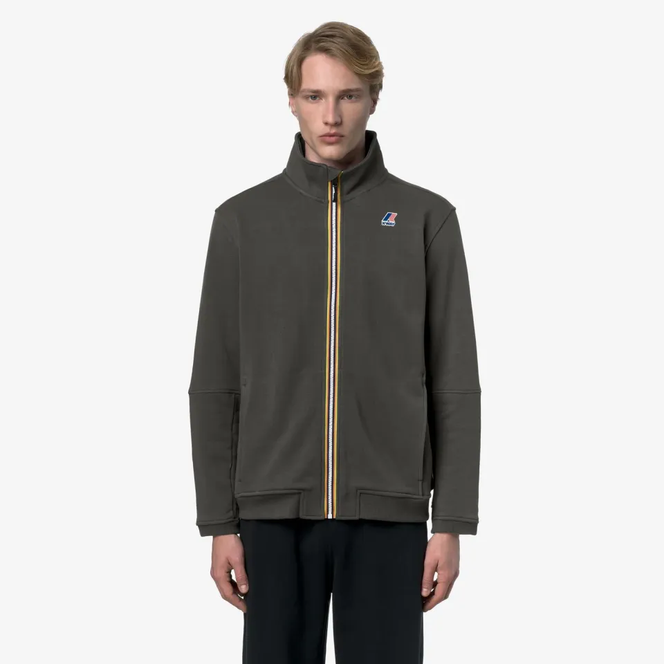 K-Way Pepin Poly Cotton hanorac unisex verde inchis