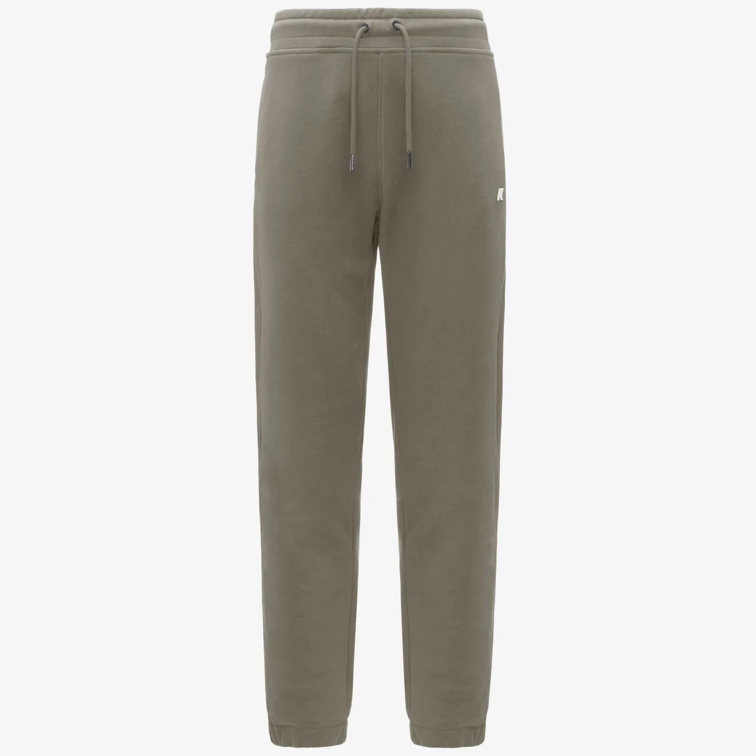 K-Way Mickyel pantaloni sport verzi fleece bumbac