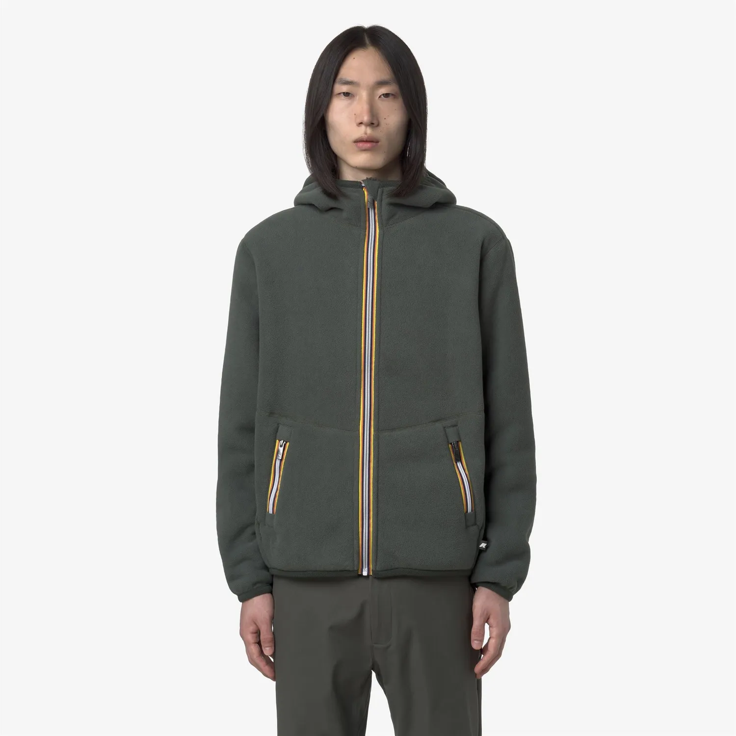K-Way Jack Sherpa Polar Double geacă fleece verde