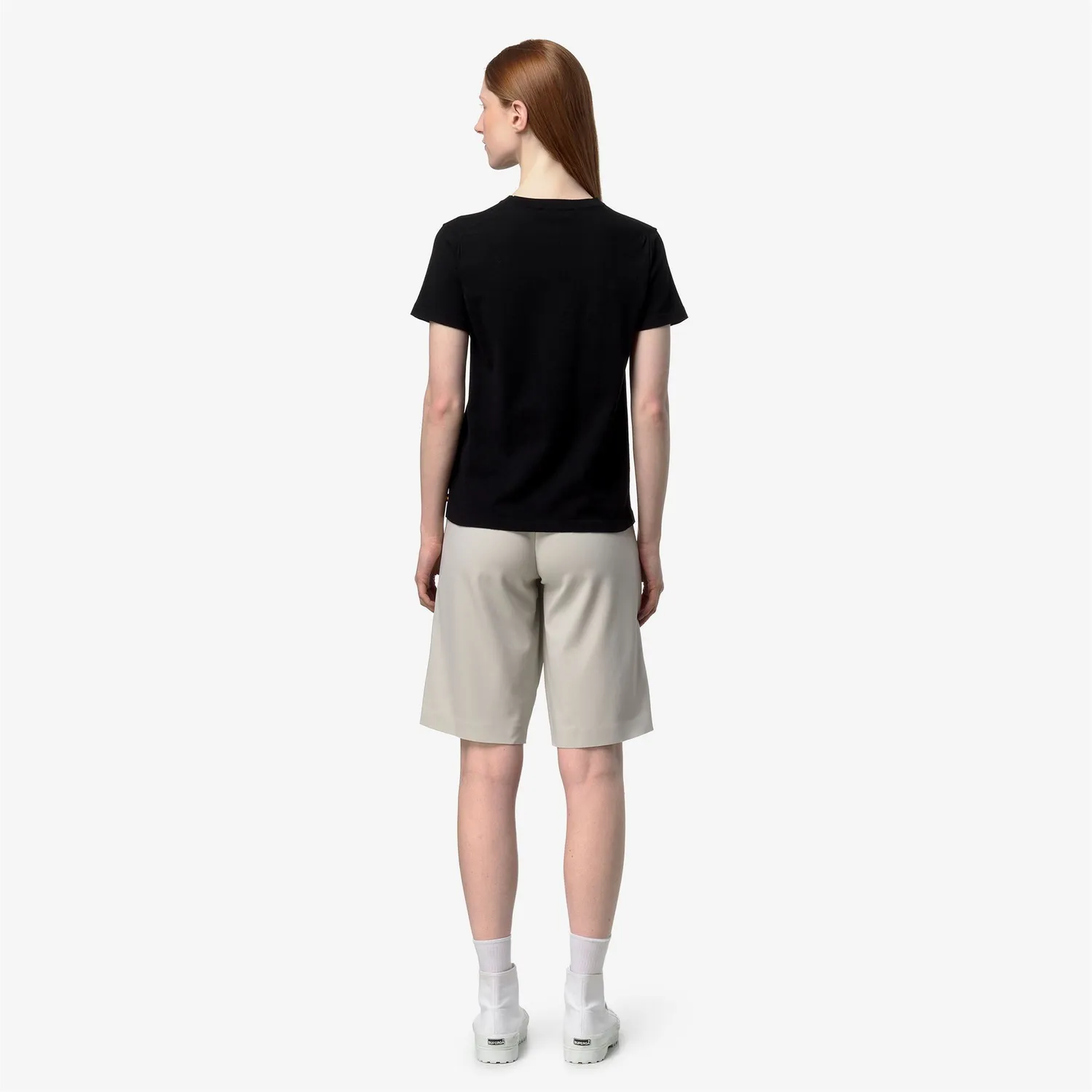 K-Way Lascaux pulover dama negru bumbac