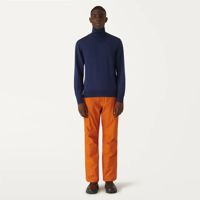 K-Way Noe Micro Twill pantaloni portocalii impermeabili