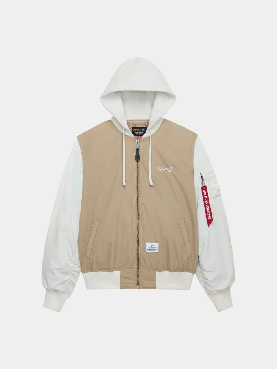 Alpha Industries L-2B Relaxed Varsity geacă Dust Khaki ușoară