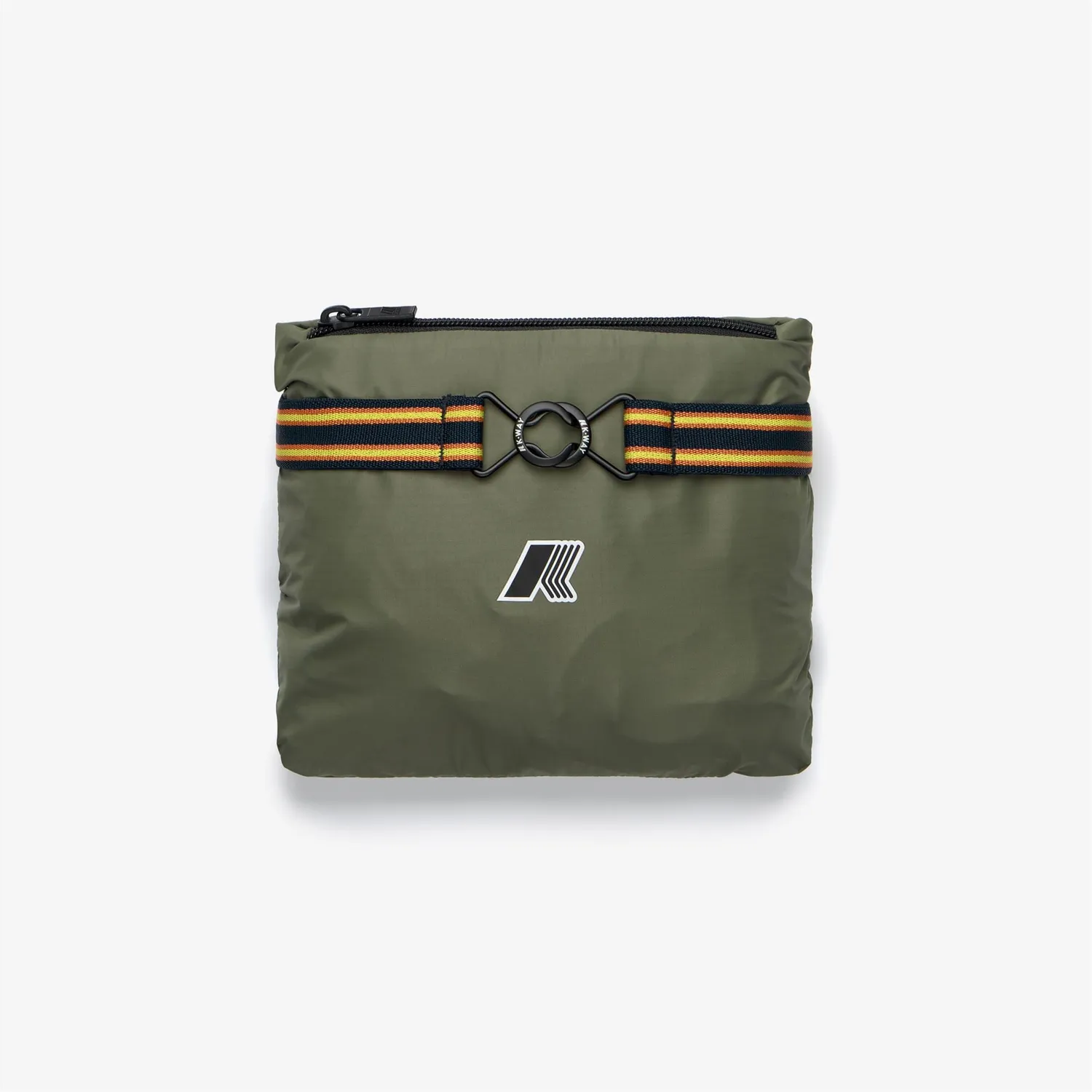 K-Way Charmain Travel palton unisex verde impermeabil