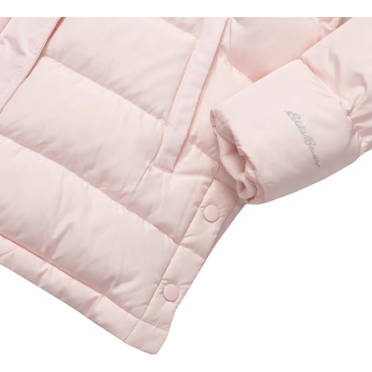 Eddie Bauer Stratustherm parka fete neagra 650 fill