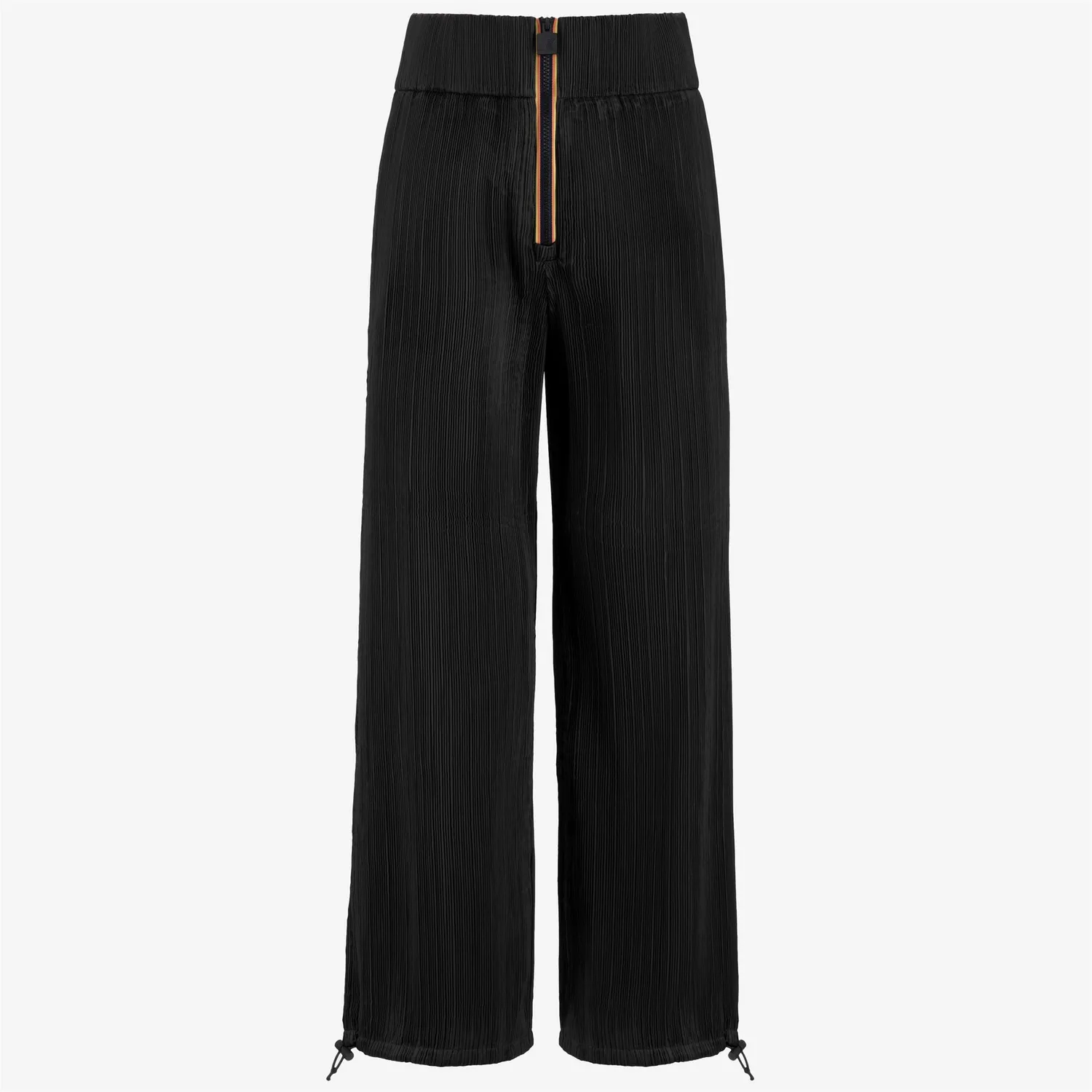 K-Way Baggy Plisse Pantaloni Sport Dama Negru Plisat