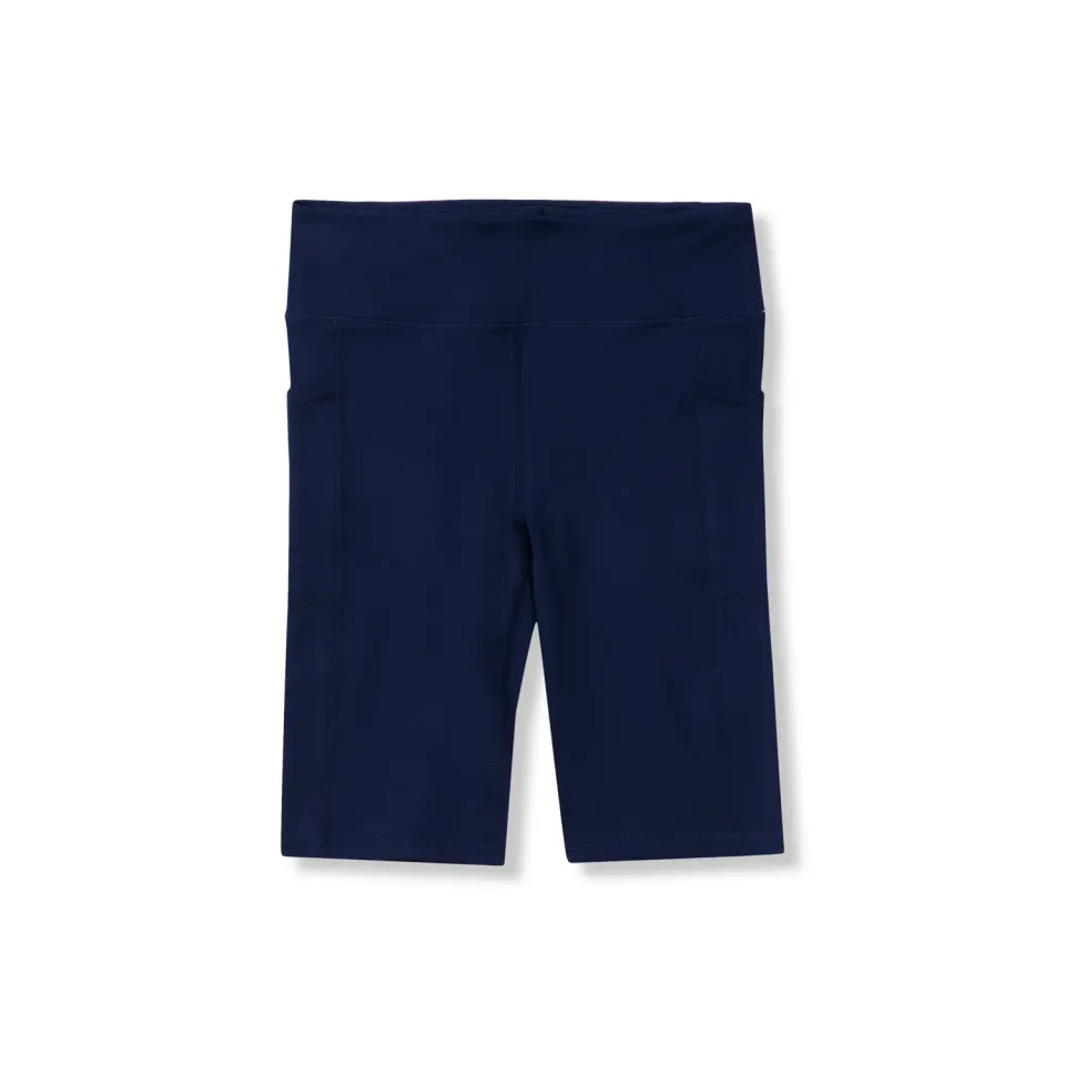 Eddie Bauer Trail Tight Girls pantaloni ciclism bleumarin respirabili