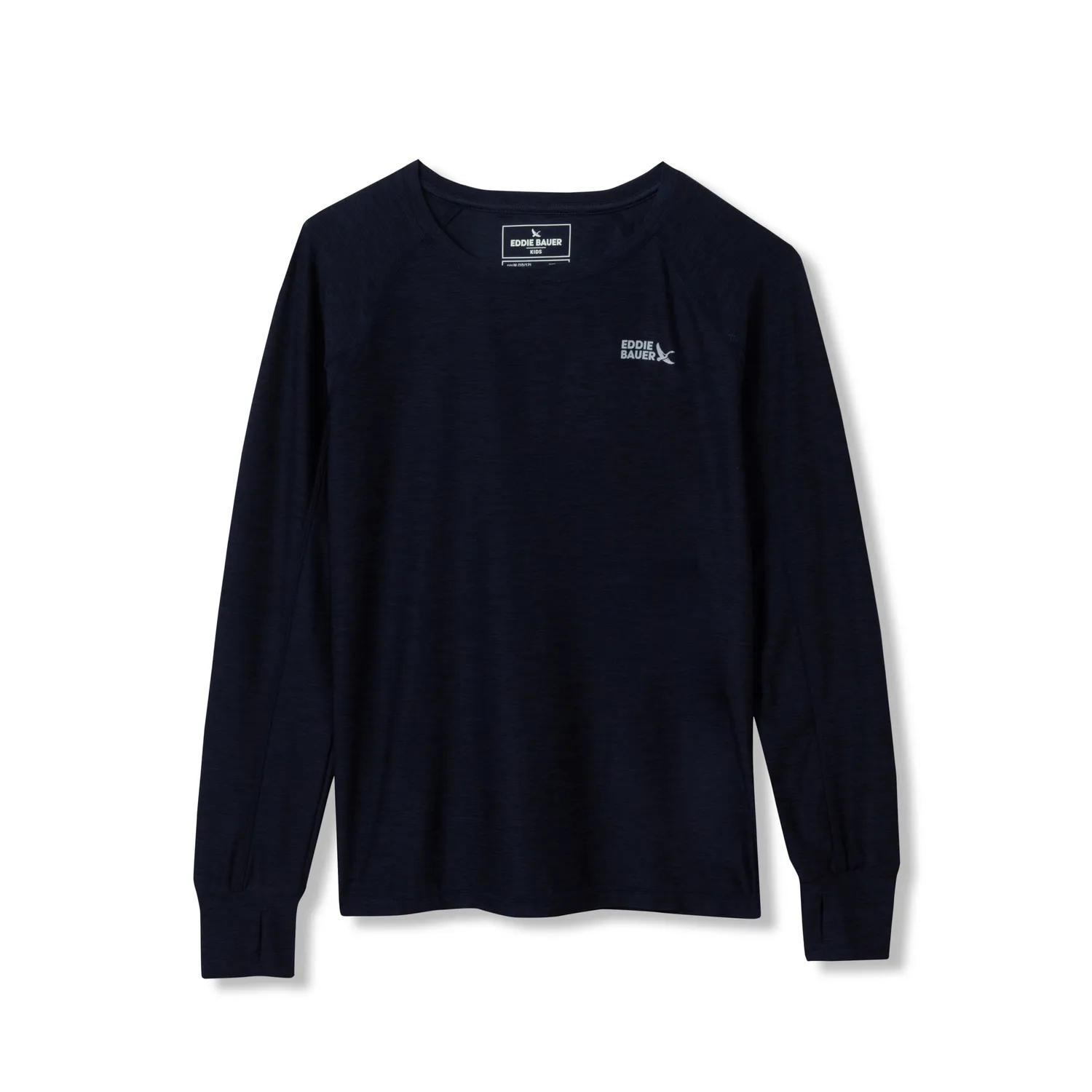 Eddie Bauer Boulder Peak tricou baieti negru maneca lunga