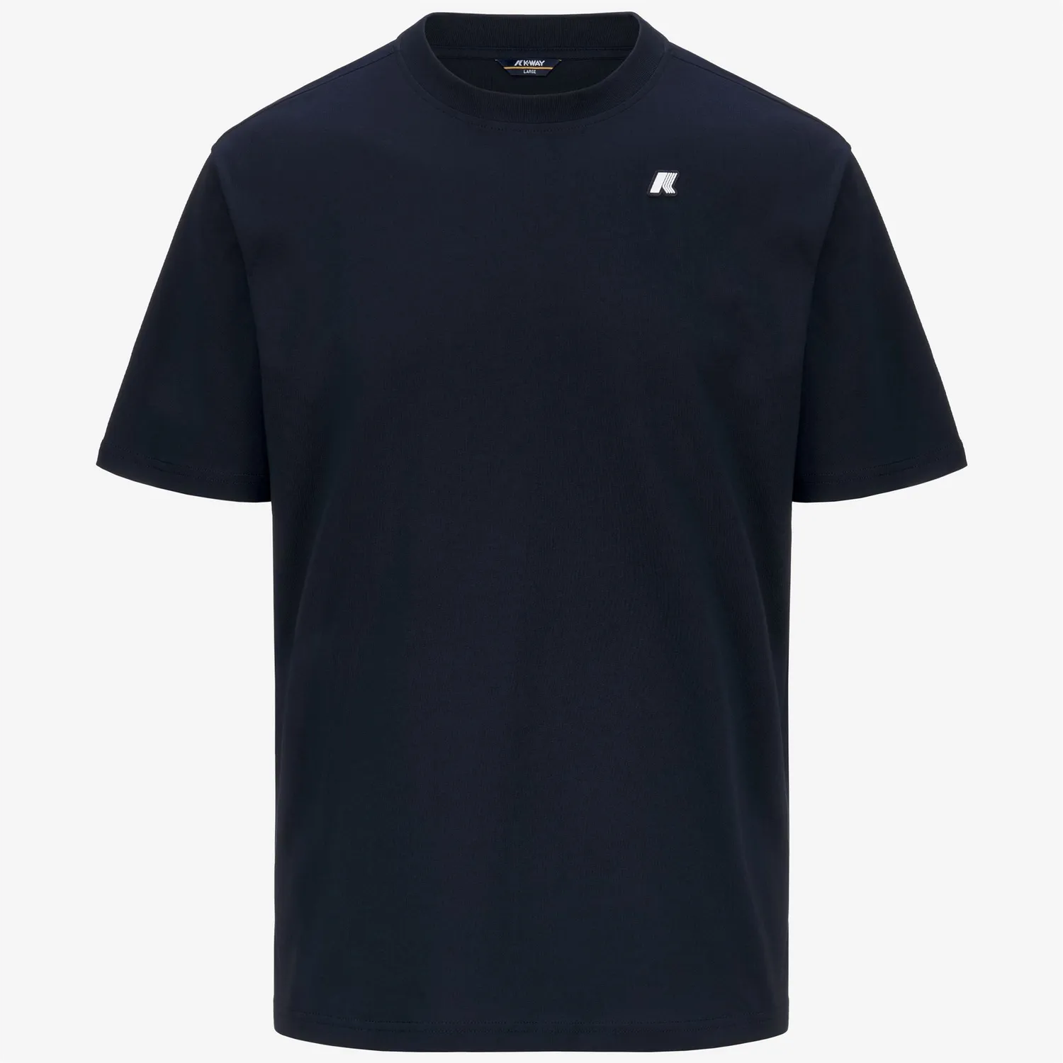 K-Way Solo Jersey tricou barbati albastru bumbac