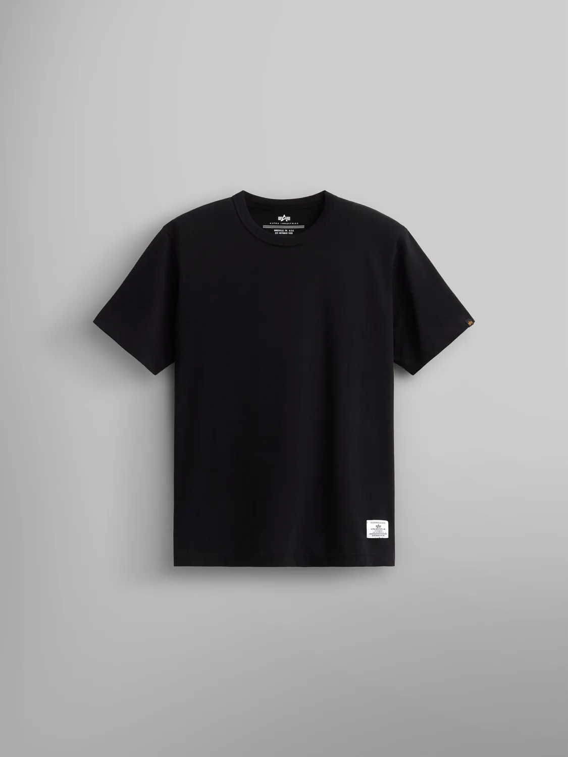 Alpha Industries Essential tricou bumbac alb-verde 8 culori